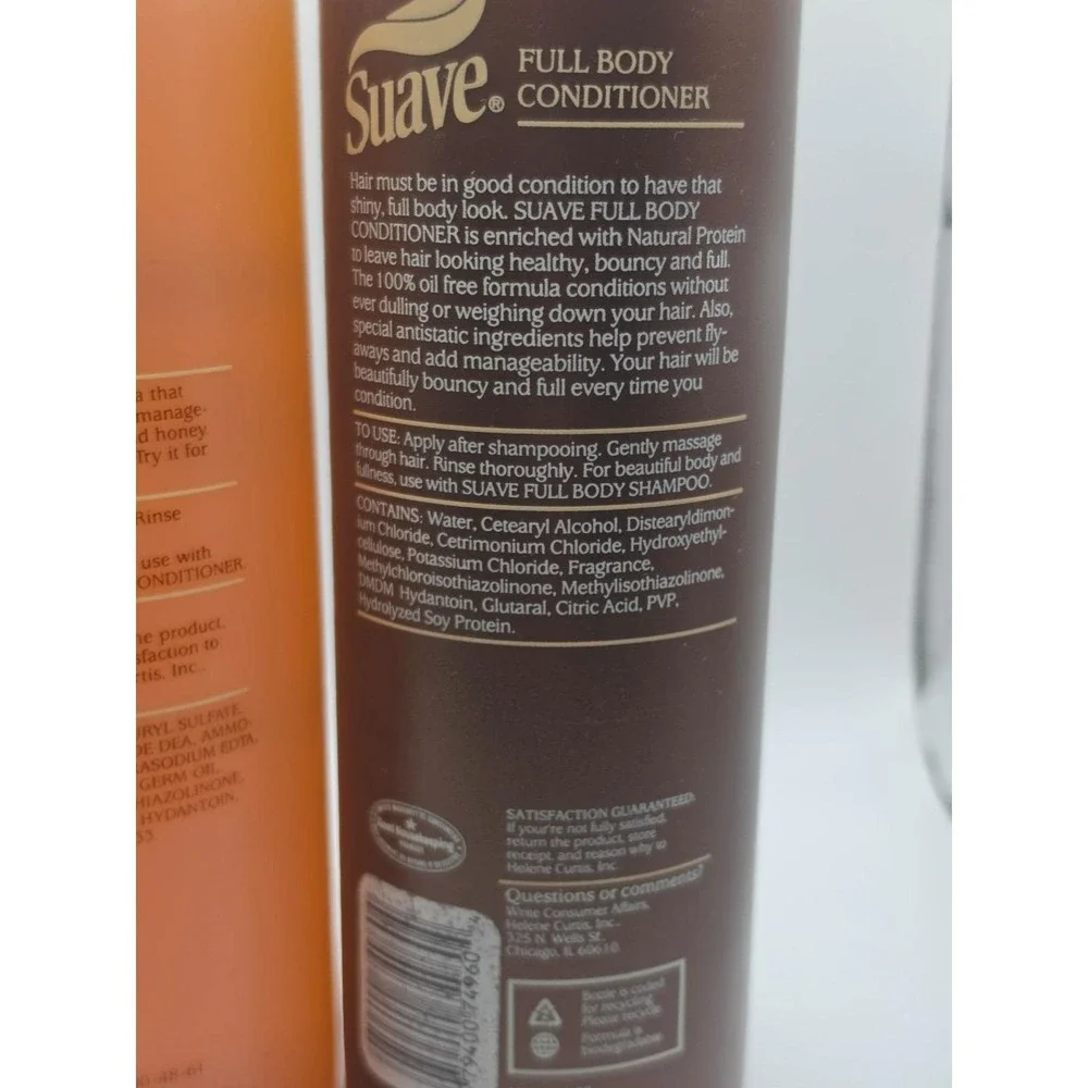 Suave Golden Wheat & Honey Shampoo & Full Body Conditioner Set Full Bottles 24oz